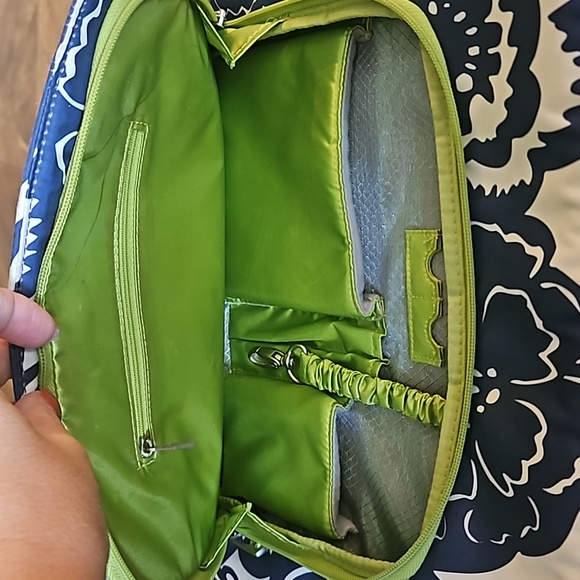 Ju-Ju-Be GigaBe Laptop Carrier - Cobalt Blossom - Navy Blue White - Picture 9 of 15